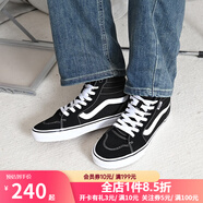 VANS范斯SK8-Hi高幫情侶黑白經(jīng)典男鞋女鞋休閑板鞋帆布鞋VN000D5IB8C VN0A5HZLIJU 39