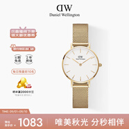 丹尼爾惠靈頓（DanielWellington）DW手表女士歐美表時尚百搭鋼帶石英女表送女友七夕禮物DW00100350