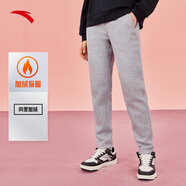 安踏加絨束腳褲丨針織運動(dòng)長(cháng)褲女冬季加絨保暖休閑直筒平口衛褲子