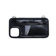 兩針一線適用iphone16promax新款手機(jī)殼高級(jí)感支架斜 經(jīng)典黑A款雙扣不含掛繩 iPhone16plus