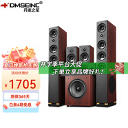 丹麥之笙（DMSEINC） JY-550家庭影院音響 5.1聲道無源落地式客廳音響 家用環(huán)繞音響 家庭ktv組合低音炮帶功放 套餐一：5.1聲道【不帶功放】店家推薦