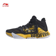 李寧（LI-NING）新款玫瑰之城馭帥1音速暴風3閃擊6減震回彈實戰(zhàn)籃球鞋AB -標準黑油黃色標準白(073) 40