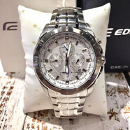 CASIO 時尚潮流男士商務(wù)真皮防水石英男表 BEM-506 EFR-517 EF-328D-7A 45mm