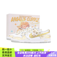 NIKE【定制球鞋】Nike Dunk 太陽神阿波羅 斑駁感 燙金工藝 特殊禮袋 灰白金 41
