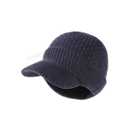 Siggi帽子男秋冬天羊毛毛線帽針織帽加厚保暖鴨舌帽棒球帽護耳帽冬帽