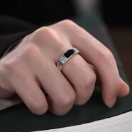 KZD老鳳凰999純銀足銀潮牌戒指男潮百搭男生感小眾開(kāi)口花紋男士 925新款純銀潮牌戒指男潮百搭男同款