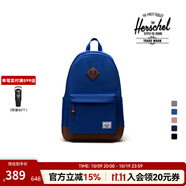 Herschel加拿大赫行 經(jīng)典系列Heritage男女書(shū)包通勤包雙肩背包 品藍色/棕褐色 24升