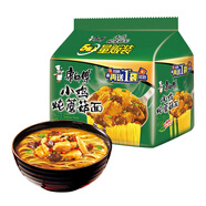 康師傅 方便面 經(jīng)典小雞燉蘑菇面五連包95g*5 泡面袋裝速食 方便食品