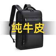 WILLIAMPOLO保羅新款英倫風真皮男士雙肩包商務背包頭層牛皮多功能旅行電腦包 雙肩旅行包（可放16英寸電腦包）