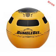 創(chuàng  )意變形金剛無(wú)線(xiàn)藍牙音箱柏林之聲桌面低音炮小鋼炮戶(hù)外便攜音響 黃色機甲音響