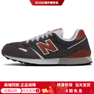 NEW BALANCENB446復(fù)古低幫休閑跑步鞋男女同款咖啡色 D寬 36