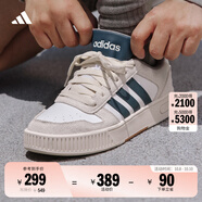 adidas「小鋸齒」D-PAD CLASSIC休閑美高風(fēng)復古籃球板鞋阿迪達斯   白色/遺跡藍/棕色   42