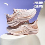 安踏（ANTA）葉子5跑步鞋女2025年秋新款軟底體測輕質(zhì)跑鞋網(wǎng)面透氣運動(dòng)鞋子女 【25年新款葉子5】5518余粉白/粉 38.5