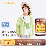 巴拉巴拉【商場(chǎng)同款】寶寶兒童防曬衣男女童外套皮膚衣夏薄潮202224105202