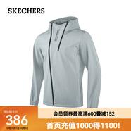 斯凱奇（Skechers）梭織連帽外套 P423M151 寒灰色/03KR L