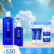 雪肌精清潤型大容量水乳禮盒(化妝水360ml+乳液140ml)補水保濕送人禮物