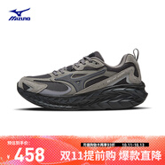 美津濃（MIZUNO）復古透氣輕量男女跑步鞋跑鞋運動鞋 ASTRO LS 02/細條灰  42.5