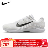 耐克（NIKE） 網(wǎng)球鞋費(fèi)德勒男子air zoom vapor pro網(wǎng)球比賽款專業(yè)球鞋 FV5552-101 白色 25美網(wǎng)款 43