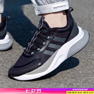 阿迪達(dá)斯（adidas）男鞋 2025夏季新款運(yùn)動(dòng)休閑鞋緩震耐磨跑鞋輕便透氣低幫跑步鞋男 Bounce中底/黑色/灰色/曬圖返【10】 43 (內(nèi)長(zhǎng)265mm)