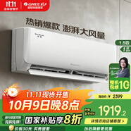格力（GREE）空調(diào)1.5匹掛機(jī)/大1匹國(guó)家補(bǔ)貼 天儀/云佳PRO  新一級(jí)能效 變頻冷暖 快速制冷自清潔家用臥室壁掛式 1.5匹 一級(jí)能效 天儀 客房首選 皓雪白色