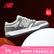 NEW BALANCENB官方板鞋男鞋女鞋七夕復古休閑平底鞋低幫百搭運動(dòng)鞋BB480L系列 淺灰色/深灰色 BB480LEC 38.5 (腳長(cháng)24cm)