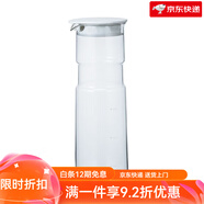 HARIO【】HARIO耐熱玻璃涼水壺家用大容量冷水壺WPT 白色_ 1000ml