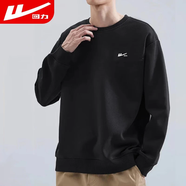 回力衛(wèi)衣男 圓領(lǐng)長袖t恤印花簡約打底衫男春秋季休閑潮流外套男裝