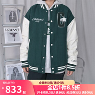 匡威（Converse）情侶冬季新款學(xué)院風(fēng)休閑棒球服棉服夾克潮流外套10025261-A03 UCJ102-EIE L