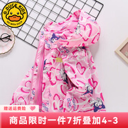 G.DUCKKIDS小黃鴨兒童沖鋒衣三合一女童外套春秋季加絨保暖女孩防風(fēng)衣服冬裝 庫洛米玫紅色 120 尺碼5~6歲【110-120cm】