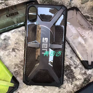 中掌柜適用于UAG蘋(píng)果iPhoneX/XS/XR/XSMAX手機保護套防摔保護殼軍工防摔全包保護套男女硬殼時(shí)尚輕薄 鉆石透黑 iPhoneXR