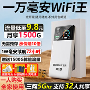 昌實(shí)【送1500G】1W毫安5Ghz隨身wifi2025款充電寶二合一無線wi-fi6移動網(wǎng)絡(luò)無限流量上網(wǎng)車載路由器 【頂配版】1W毫安24核續(xù)航72小時(shí)--用壞換新