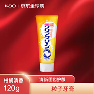 花王（KAO）粒子牙膏柑橘清香120g 清新口氣固齒護(hù)牙齦日本進(jìn)口