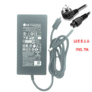 歐陸通（HONOTO）原裝LG 34UM88C 34UC87C 34UC88 34寸液晶顯示器適配器電源線 黑色電源+電源線