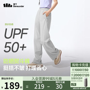 蕉下（beneunder）速干直筒褲女士運(yùn)動(dòng)休閑長(zhǎng)褲子通勤冰絲防曬褲DS849 25春夏新款