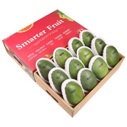 京自鮮生禮盒裝攀枝花凱特芒果青皮大芒果精選新鮮水果送禮 5000g禮盒裝