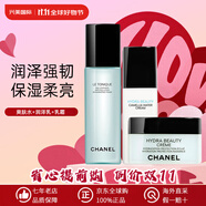 香奈兒（Chanel）山茶花洗面奶泡沫潔面乳清潔保濕控油水乳護(hù)膚品套裝 生日禮物女 3件套 爽膚水+潤(rùn)澤乳+乳霜