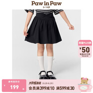PawinPaw卡通小熊童裝25年春夏新款女童女寶五分褲休閑短褲寬松