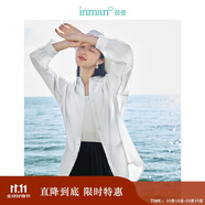 茵曼萊賽爾天絲女裝輕薄襯衫2025夏季新品襯衣上衣 經(jīng)典款-霜白色 XL
