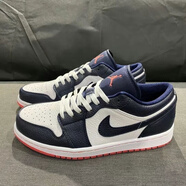 AJNIKER莆田純?cè)驴頳unk化石玫瑰板鞋版本白酒氣墊鞋帶男女低幫校園滑板 喬一午夜藍(lán)(摩擦吱吱響) NIKE 43