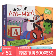 漫威復(fù)仇者聯(lián)盟分級讀物 World of Reading Marvel Meet the Super Heroes 英文原版幼兒英語啟蒙 初級圖畫故事 綠山墻 Grow Up, Ant-Man! 紙板