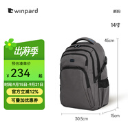 WINPARD威豹雙肩包商務(wù)背包男雙肩電腦包休閑男包旅行包雙背包女 標(biāo)準(zhǔn)版(不帶雨罩)14寸星空灰