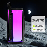 紐曼（Newmine）M18無(wú)線(xiàn)藍牙音響 家庭ktv音響  戶(hù)外 出行 游玩音響低音炮點(diǎn)歌機節日禮物推薦 炫酷黑