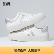 Semir德訓鞋男鞋春秋季休閑鞋子板鞋運動(dòng)鞋男SFYM233656 白灰 40