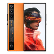紅魔散熱器6Air努比亞10Air第三代驍龍8悟空綜合屏7.85mm輕薄機身觸肩鍵電競雙核游戲手機 烈焰橙 16GB+512GB