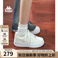 KAPPA卡帕背靠背女鞋厚底板鞋女2025秋季新款百搭小白鞋休閑運動鞋子女 水綠色 3130 44 (275mm)
