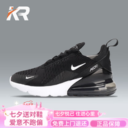 耐克（NIKE）女鞋夏季新款AIR MAX 270氣墊減震運動(dòng)休閑耐磨透氣跑步鞋子 AH6789-001 黑色 35.5