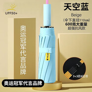 路林狼 L高品質(zhì)全自動(dòng)雨傘晴雨加固折疊兩用加大抗風(fēng)傘紫外線遮陽(yáng)傘防曬 冠軍推薦【998段五層骨旗艦款】-天空藍(lán) 奧運(yùn)冠軍代言品牌-追求品質(zhì)選擇