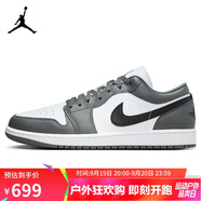 Jordan休閑鞋男子AJ 1喬丹JORDAN 1運動鞋553558-152白灰41