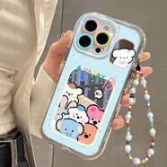 優(yōu)束 適用小米17pro手機殼14/13Pro可愛(ài)Civi4Pro鏡面15硅膠12s/10全包防摔note13/12小熊開(kāi)派對 奶油殼【鏡面】Y2635窗戶(hù)小動(dòng)物+珍珠手鏈 其他機型備注