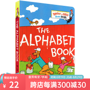 英文原版 The Alphabet Book 字母表 紙板書 蘇斯博士 Dr.Seuss 兒童啟蒙英文字母學(xué)習(xí) 綠山墻